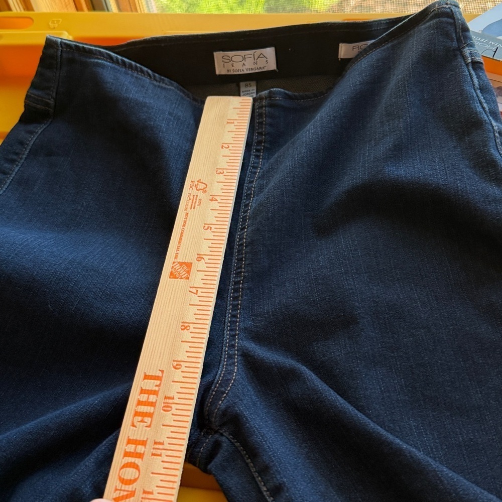 Sofia Vergara Dark Blue Rosa Denim Jeggings size 8 NWT - Picture 5 of 7